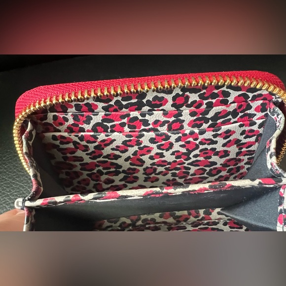 Authentic Dior Red Compact Zippy Wallet - Picture 8 of 14